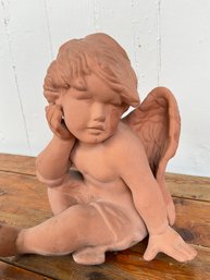 149 Vintage Terracotta Baby Angel Cherub Garden Decor