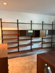 #306 Mid Century Teak Danish Royal System Modular Shelving Unit
