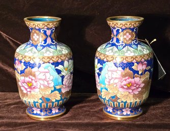 Chinese Cloisonne Vases