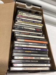 Box Of CDs - Mostly Rap, R&B