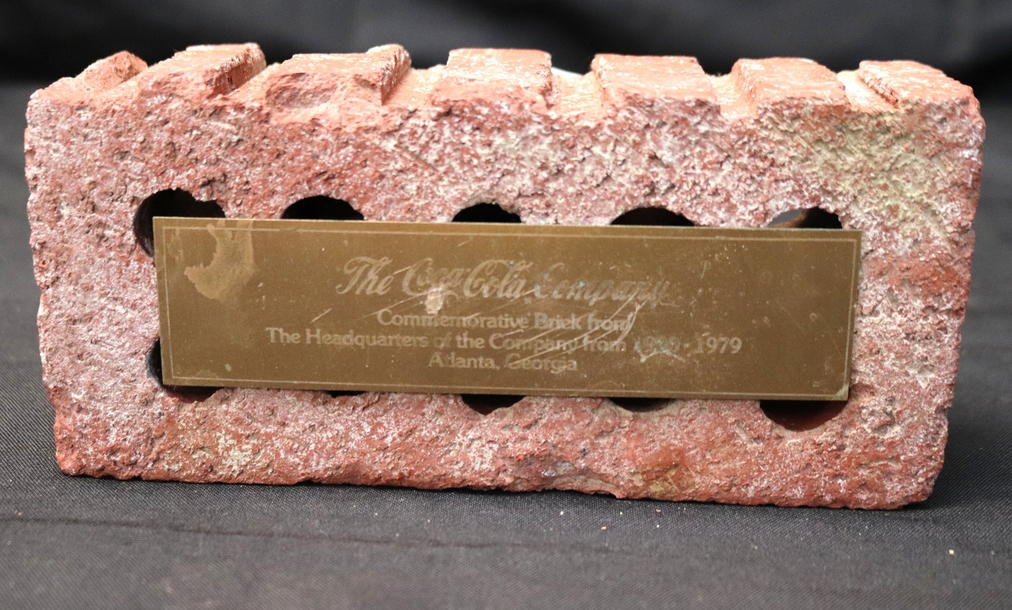 The Coca Cola Company Commemorative Brick From The Headquarters Of The ...
