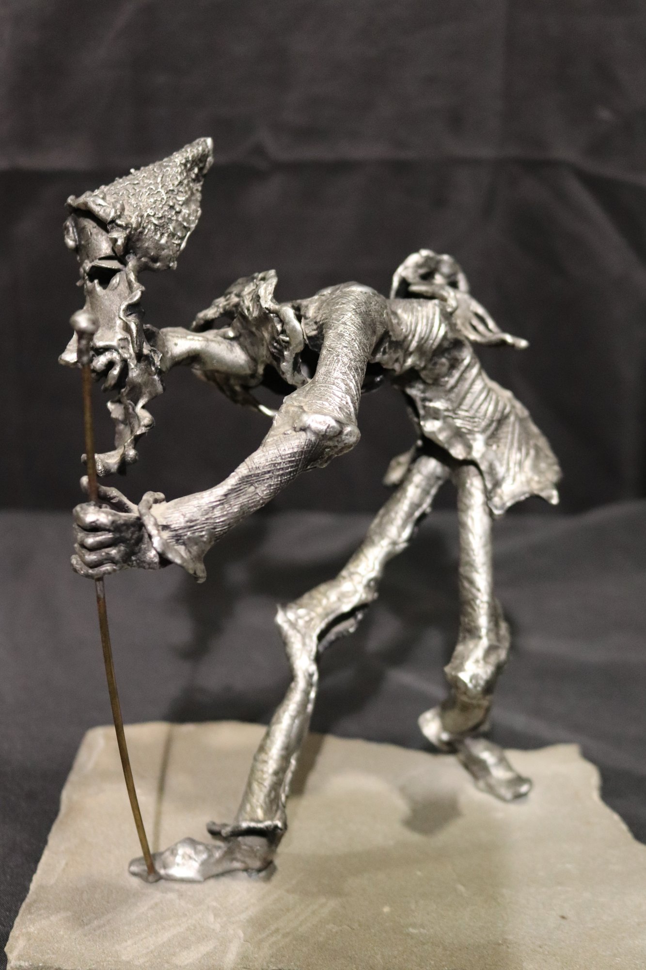 Vintage Norman Rabinowitz Molded Metal Figural Sculpture #48603 ...
