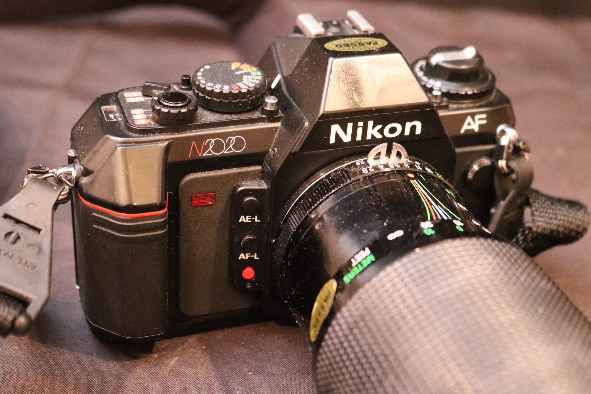 Nikon AF Camera With A Vivitar Series 1 70-210mm Lens , No. 28424017 ...