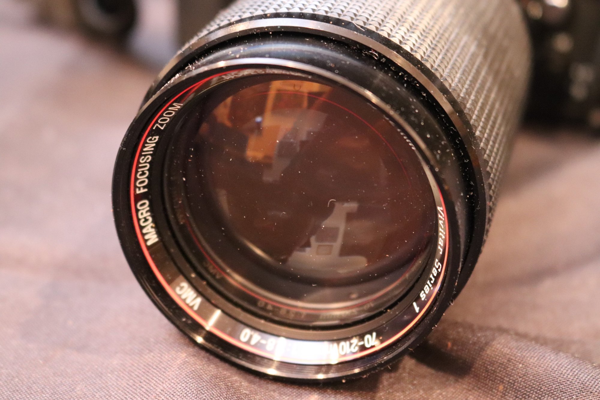 Nikon AF Camera With A Vivitar Series 1 70-210mm Lens , No. 28424017 ...