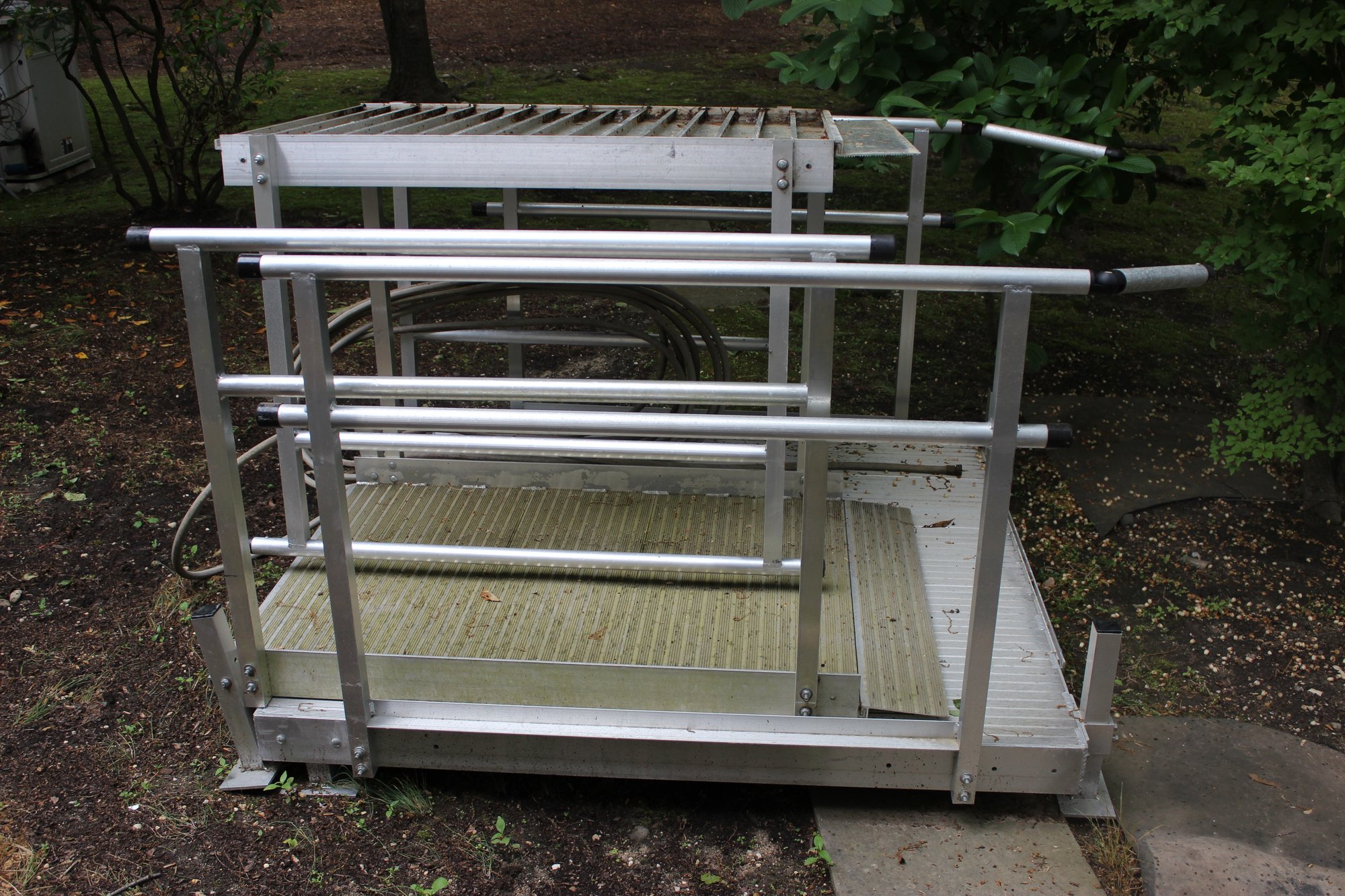 Wheelchair Ramp Components Large Aluminum 101 Mobility Wheelchair Ramp PARTS And PIECES #75893 ...