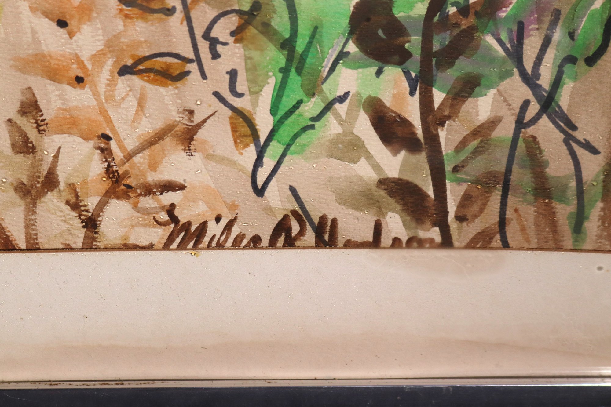 Painting Signed By The Artist Miles #50485 | Auctionninja.com