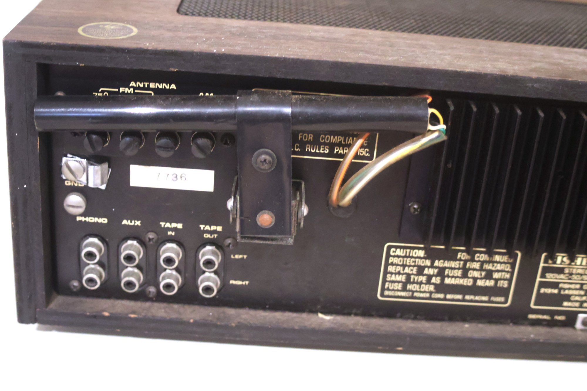 Vintage Studio Standard By Fisher AM/FM Receiver, Model RS-1035 #69582 ...