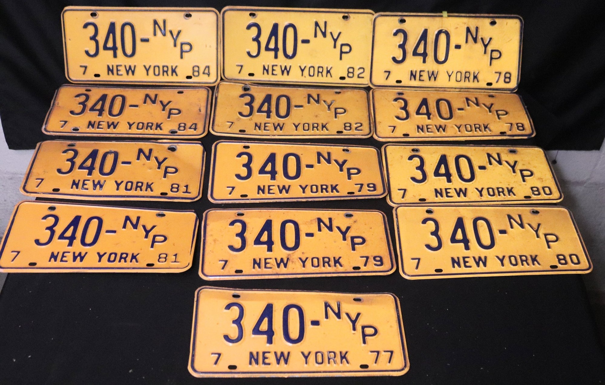 Collection Of Vintage New York State License Plates #73737 ...