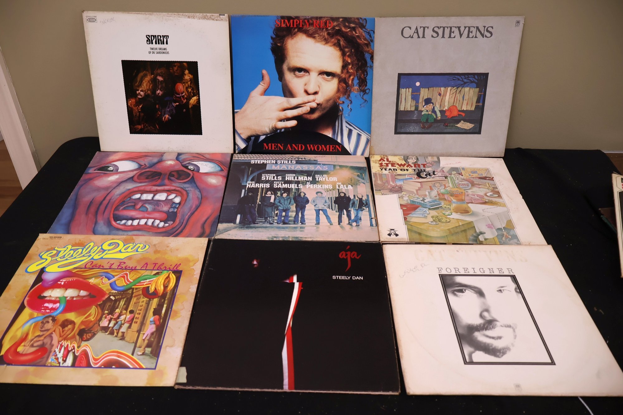 Grouping Of Classic Rock And Pop Vinyl Records #75615 | Auctionninja.com