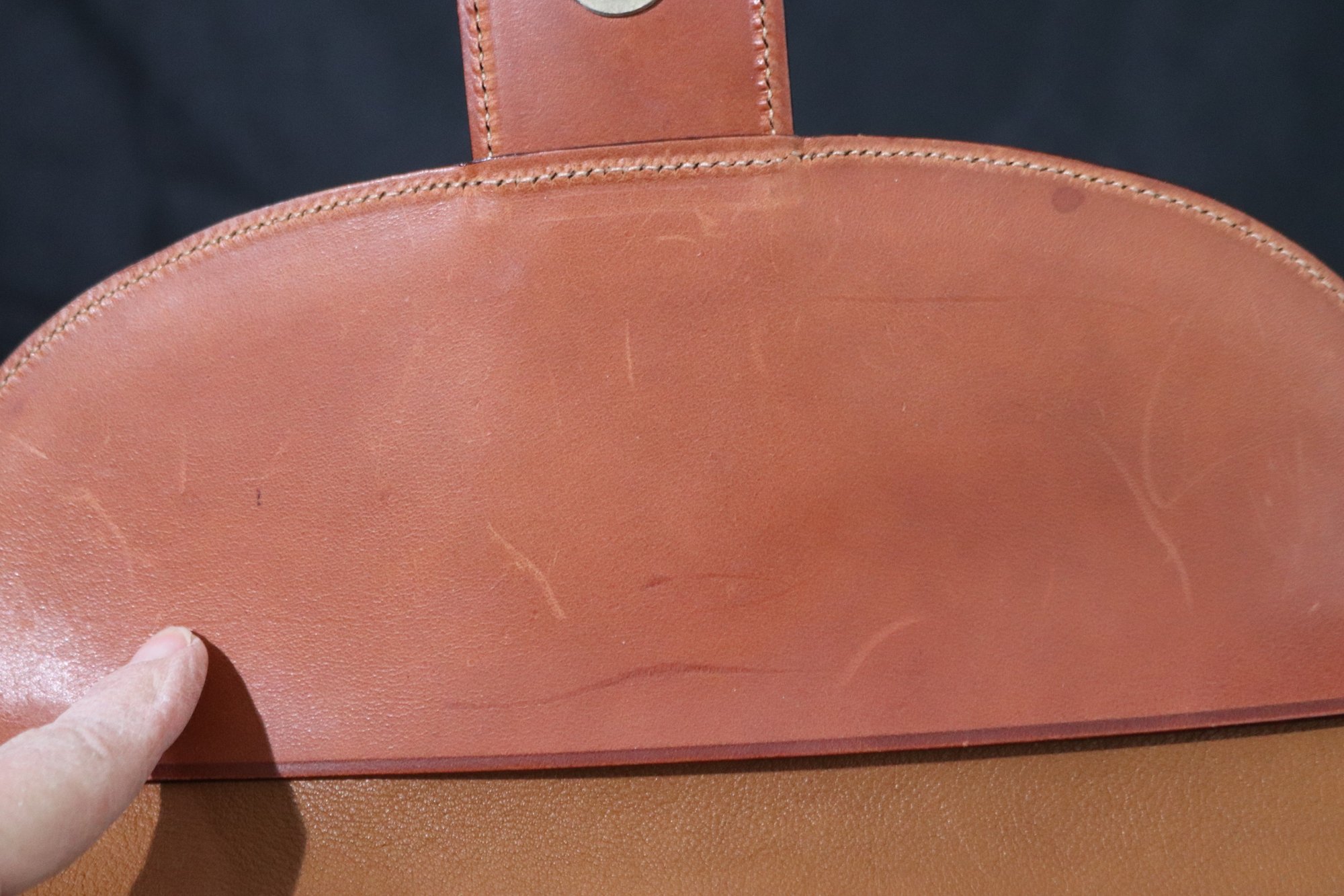 Michel.Clo Two Tone Leather Handbag By Cloetta For Bloomingdales