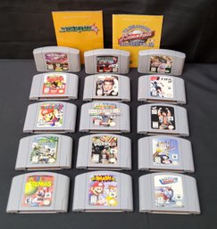 Nintendo 64 Games Titles Include Super Smash Bros, Mario Party, Pokemon Snap, 007, Turok, StarFox & More