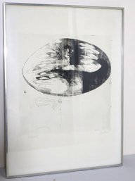 Leonard Baskin Signed Arist Proof, Framed Engraving Benevolent Angel.