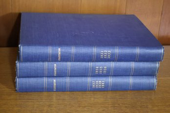 Three Vintage Illustration Books From 1931-1941 With Beautiful Illustrations, Many In Color.