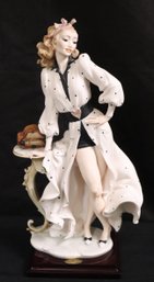 Collectible Porcelain Figurine Anna Bella By Giuseppe Armani, Made In Florence