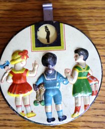 Vintage Metal Toy With Moving Part, Made In D. R. P., Germany