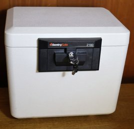 A Home Sentry Safe #2180 With Keys.