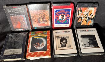 8 Vintage Rock N Roll 8-track Tapes