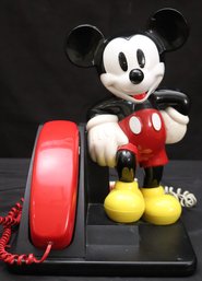 Vintage Mickey Mouse Landline Telephone By The Walt Disney Company