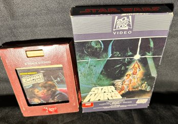 Vintage Star Wars VHS And Empire Strikes Back