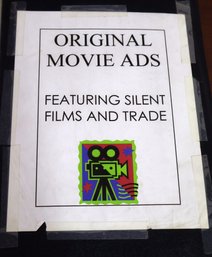 Portfolio Of Original Movie Ads Films And Trade, With Many Color Photos Of Hollywood Movie Stars.