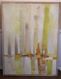 Large Original Modern Abstract Canvas Painting By Albert Henriques