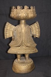 Hindu Mithological Lord Ravana Cast Metal Statue