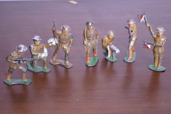 Vintage Barclay Manoil Lead Toy Metal Soldiers., 1930s Era.