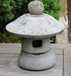 4-Piece Japanese Stone Ishidoro Outdoor Garden Lantern