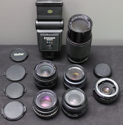 Assorted Camera Lenses As Pictured