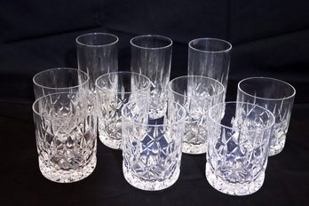 Unsigned Waterford Lismore Pattern Glasses.