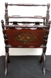 Antique Wooden Magazine Rack/Smoking Stand