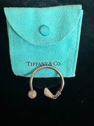 Tiffany & Co. Sterling Silver Golfer Key Chain