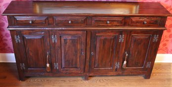 Furniture Classics Rustic Wood Style Highlands Cabinet/Sideboard