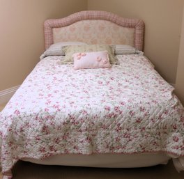 Custom Headboard & Queen Size Ralph Lauren Bedding Set