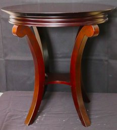 BOMBAY Wooden Round Side Table