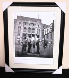 Yankee Boys, 1946 Corbis Images Of Vintage Black & White Photograph Of Yankee Stadium.