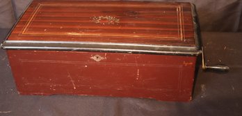 Large Antique Cylinder Music Box By Mermod & Freres, Switzerland