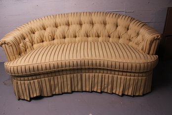 Theodore Alexander Curved And Tufted Sofa