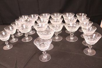 Set Of Fine Waterford Crystal Glasses Includes 24 Pieces In Total!