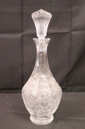 Large Cut Crystal Glass Decanter