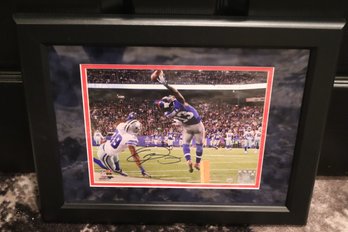 Odell Beckham Jrs Signed One-Handed Touchdown Catch 8 X 10 Inch Photo