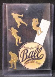 Vintage Early 1900s Diecut Advertisement Ball Brand