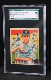 1934-36 Diamond Stars Baseball Card Featuring Marvin Owen (#67), Graded VG 3 By SGC