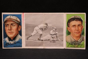 1912 T202 Hassan Triple Folder Baseball Card John Kling And A.A. Mattern