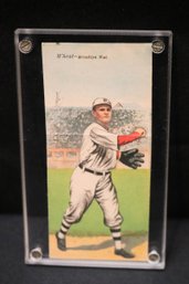 1911 Mecca Double Folders (T201) Baseball Card Featuring Hall Of Famer Zack Wheat By The American Tobacco