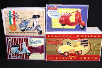 Vintage Limited Edition Die-Cast Scooter Toy Models