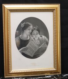 The Duet Framed Print From The Collection Of William Renshaw/ESQ
