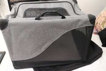 Collapsible Dog Crate With Case For Smaller Dogs