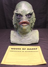 The Creature From The Black Lagoon Limited Edition Plaster Bust Signed By Artist  Erick Erickson With COA