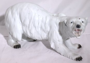 Vintage Porcelain Bear Sculpture See Pictures For Markings 4044